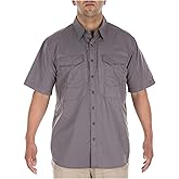 5.11 Tactical Mens Button Down Short Sleeve Shirt with Pockets, Stryke, Style 71354ABR