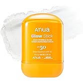 Anua Invisible Glow Sun Stick, 0.61 oz | SPF 50, Broad Spectrum UV Protection, Lightweight Sheer Finish, No White Cast, Easy Reapplication, Kpop Demon Hunters