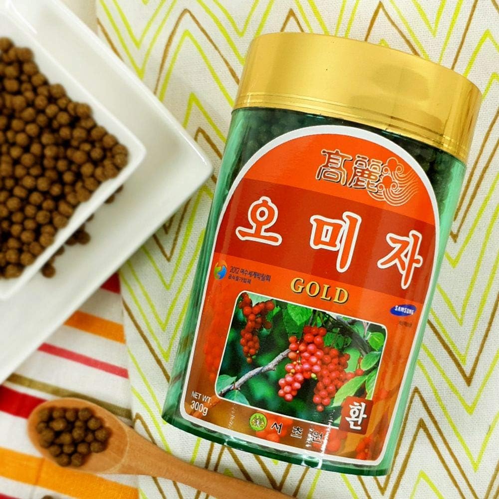 Seochowon Korea Schisandra Pill Gold 300g ์ค๋ฏธ์ํ