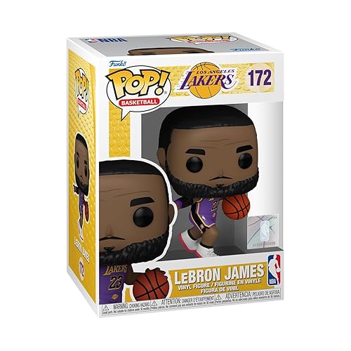 Funko POP! NBA: Lakers - LeBron James - Collectable Vinyl Figure - Gift Idea - Official Merchandise - Toys for Kids & Adults - Sports Fans - Model Figure for Collectors and Display