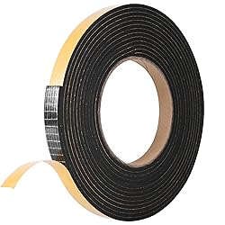 Kikerike Self Adhesive Foam Tape Weatherstrip 1/2In