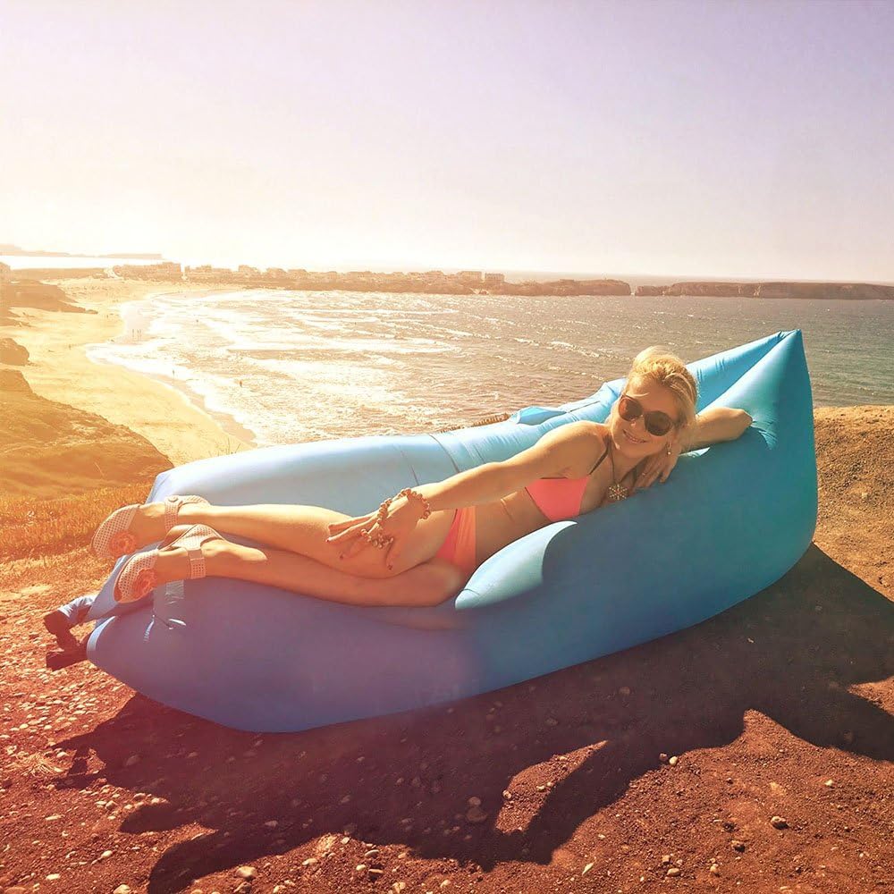 airbag beach lounger