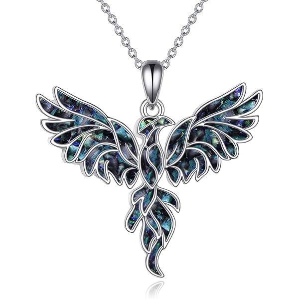 Amazon.com: YAFEINI Phoenix Pendant Necklace 925 Sterling Silver