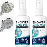 2PCS &times; 100ML Fast-Acting Shower Limescale Remover Spray, Shower Care Mist | Shower Care &amp; Cleaner for Showers, Tap &amp; Hard-Water Deposit Cleaner