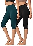 ODODOS ODLEX 2-Pack High Waist Knee Length Workout