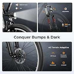 Jasion EB5 Electric Bike for Adults with Peak 500W