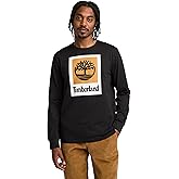 Timberland Mens Stack Logo Long Sleeve T-Shirt