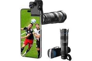 MIAO LAB 28X HD Telephoto Lens for iPhone/Samsung/Android | High Power Telephoto Camera Lens, Universal Smartphone Compatibil