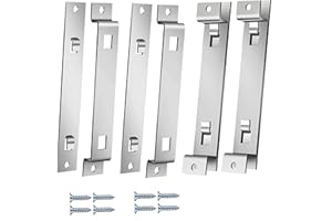 RJDJDLXM 4 Sets Thickened and Durable Birdhouse Hanger Bracket, for Wall Mounting Outdoor Bird Feeder Support Multi-Function 