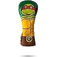 Pins & Aces TMNT Utility Head Cover - Premium, Hand-Made Leather Headcover - Teenage Mutant Ninja Turtle Head, Tour Quality Golf Club Cover - Style and Customize You Golf Bag