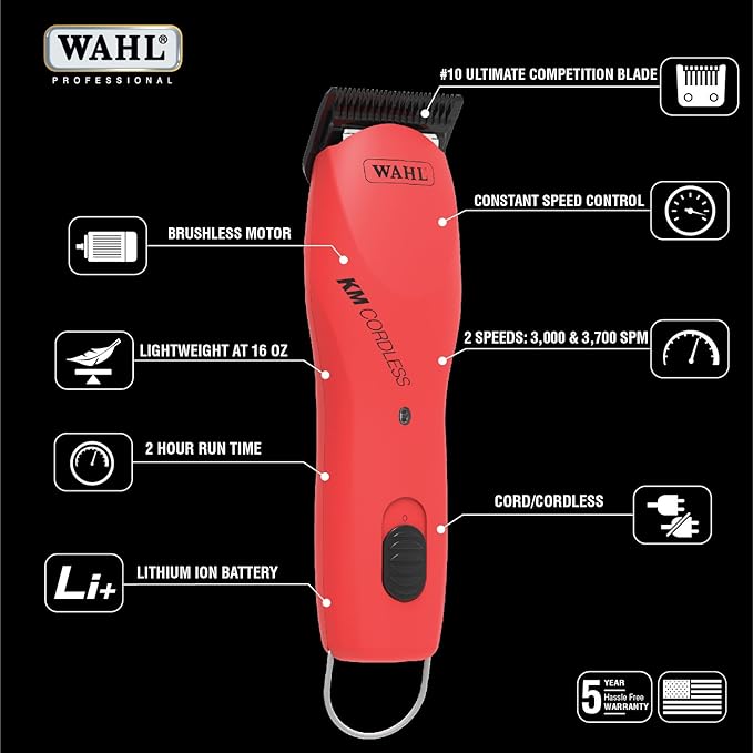 wahl km cordless blade drive