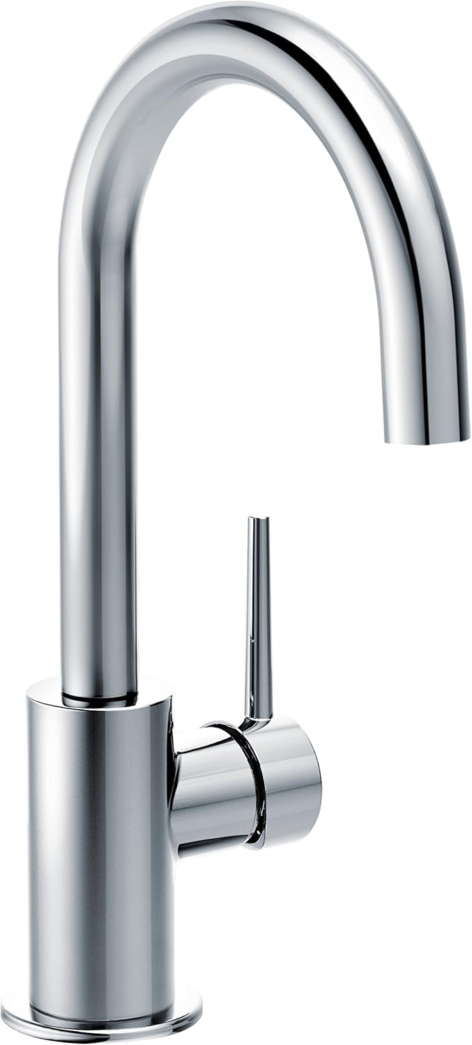 Delta Faucet Trinsic Single-Handle Bar-Prep Kitchen Sink Faucet, Arctic Stainless 1959LF-AR - - 