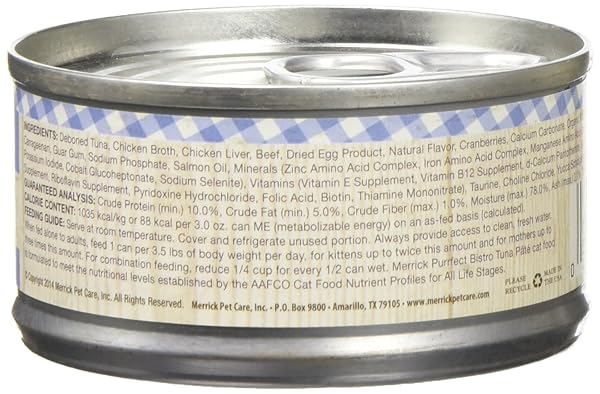 MERRICK PURRFECT BISTRO TUNA PTE – 24X3OZ