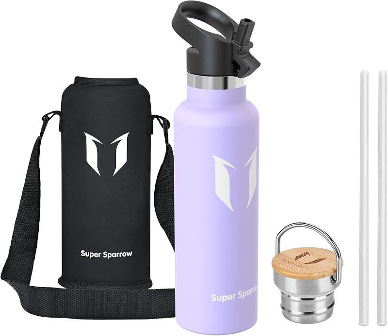 Super Sparrow Water Bottle Stainless Steel 620ml Insulated BPA Free