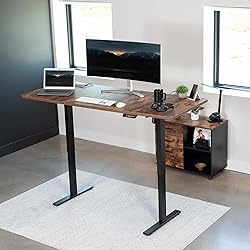 VIVO Electric 71 x 30 in Rustic Standing