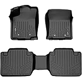 MAXLINER Custom Fit Floor Mats 2 Row Liner Set Compatible with 2018-2023 Toyota Tacoma