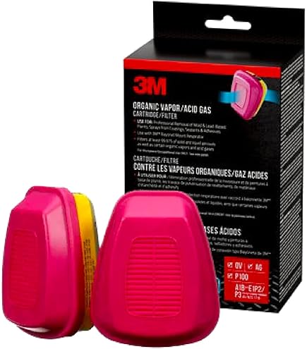 3M 60923 Organic Vapor/Acid Gas Cartridge/Filter 60923, PK/YW