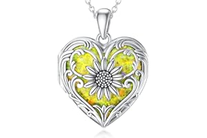 SOULMEET Personalized Silver Locket Necklace That Holds Pictures Photo Keep Someone Near to You Custom Lockets Necklaces Letters Engraving for His Her