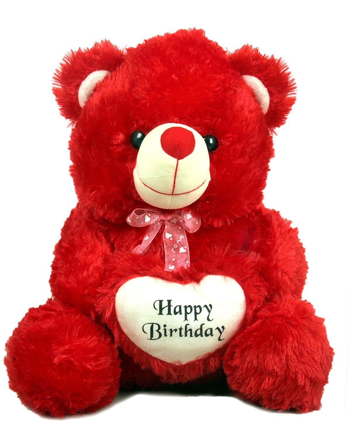 teddy bear in red colour