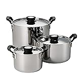 Tramontina Nesting 6 Pc Stainless Steel Tri-Ply