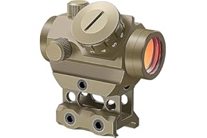 Beileshi Red Dot Sight, 4 MOA Compact Red Dot Gun Sight Rifle Scope with 1 inch Riser Mount