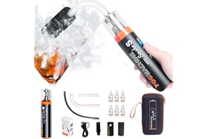 LENSGO Fog Machine,Hand-held Smoke Machine with Remote Control,Portable Cocktail Smoke Generator Smoking Gun for Indoor Outdoor Events,for Parties Disinfection or Weddings Mini Smoke Infuser-Smoke S