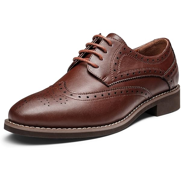 Amazon.com | Mio Marino Everyday Casual Wingtip Oxford Shoes  display picture 1