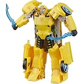 Transformers Toys Cyberverse Ultra Class Bumblebee Action Figure, Combines with Energon Armor to Power Up, for Kids Ages 6 and Up, 6.75-inch, Yellow