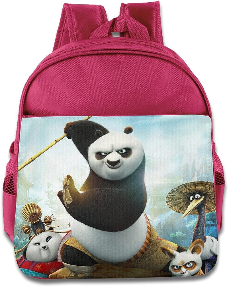 Kids Kung Fu Panda 3 School Backpack Style Baby Boys Girls