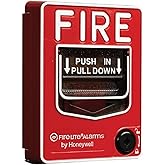 FIRE-LITE ALARMS BG12LX ADDRESSABLE PULL STATION | Fire-Lite BG-12LX Dual-Action Addressable Pull Station with Key Lock
