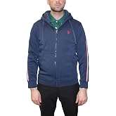U.S. Polo Assn. Men's Fleece Full-Zip Hoodie with Stripe