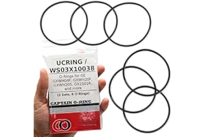 Captain O-Ring – Replacement UCRING / WS03X10038 O-Rings for GE GXWH20F GXWH20T GXWH04F GXRM10RBL GX1S01R Water Filter Housings (3 Sets, 6 O-Rings)