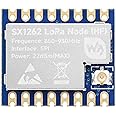 Core1262 LF/HF LoRa Module, SX1262 Chip, Long-Range Communication, Anti-Interference, Suitable for Sub-GHz Band, Quick Connect to Cloud Servers to Build LoRa/LoRaWAN Network,TCXO Crystal Oscillator