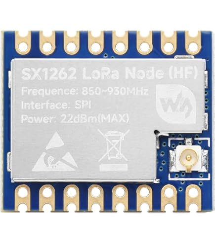 Amazon.com: Waveshare Core1262 HF LoRa Module, SX1262 Chip