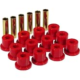 Prothane 67-87 GM Rear Spring &amp; Shackle Bushings (w/ 1.5in Bushings) - Red