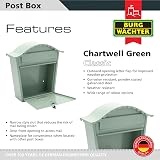 Burg-Wächter CLASSIC Post Box Char Green MB01CG Chartwell 36x37x13cm view 2