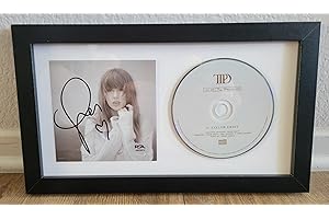 Swift Signed CD w/PSA COA Framed Poet w/Heart