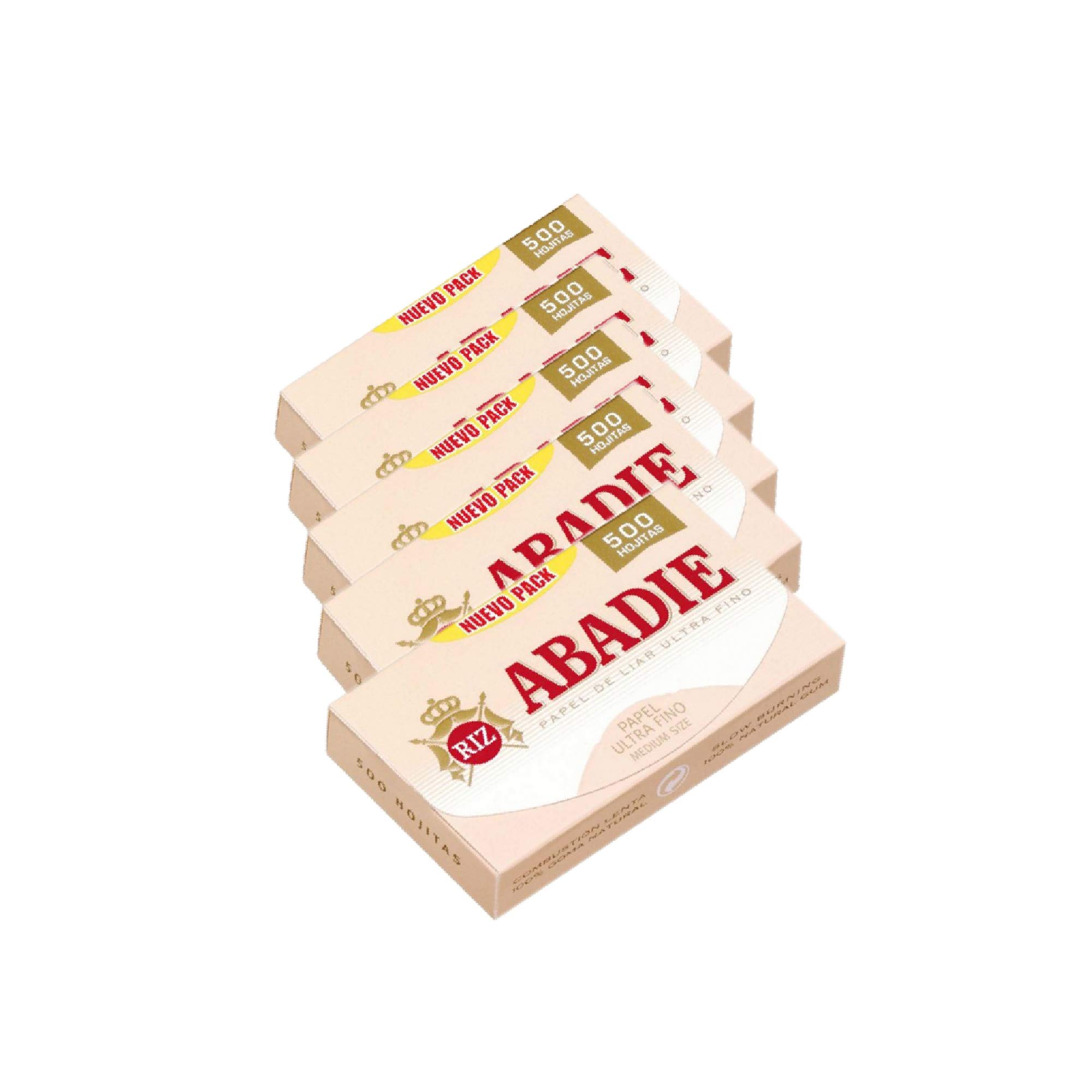 Abadie 500 Rolling Papers - 5 Booklets of 500 Sheets