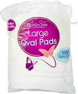 Cotton Tree Large Oval Pads 100% Pure Cotton 40 Pack