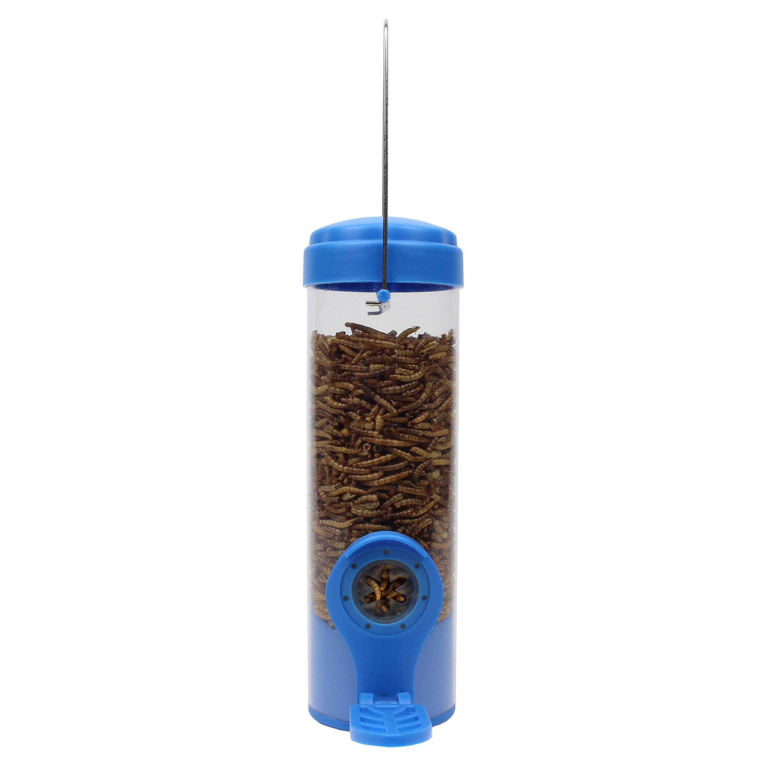 Perky-Pet 388F Dried Mealworm Bird Feeder with Flexports
