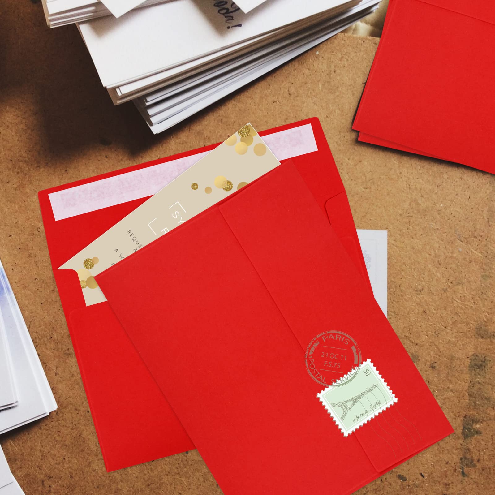 Mua 50 Packs 5x7 Envelopes, A7 5x7 Envelopes for Invitations, Printable ...