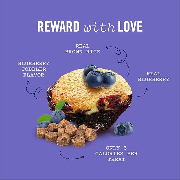 THREE DOG BAKERY SUPER REWARDS WITH SUPERFOODS BLUEBERRY COBBLER TREATS, 5 OZ