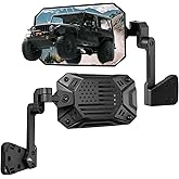 JOYTUTUS Wrangler Side Mirrors Replacement Compatible with 1987-2006 Wrangler YJ TJ, US Flag Pattern Wrangler TJ Side Mirrors, Wider View No Vibrate & Wobble