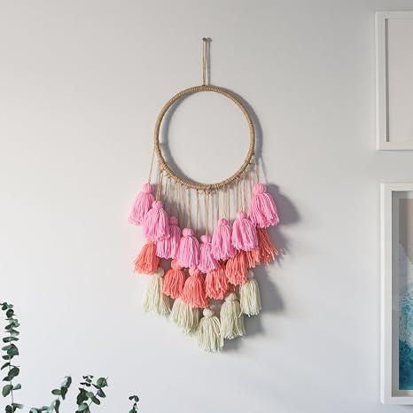 Amazon Com Macrame Wall Hanging For Boho Decor Woven Wall Hanging Is Perfect For Boho Nursery Decor 10 X25 Baby