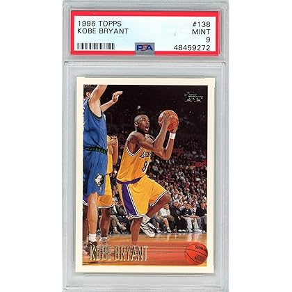 Amazon.com: 1996-97 Topps Basketball #138 Kobe Bryant Rookie Card