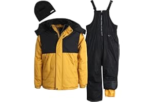 iXtreme Boys’ Snowsuit – 2 Piece Heavyweight Insulated Ski Jacket and Snow Bib (4-18)