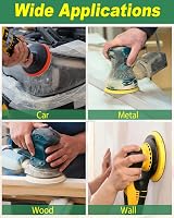 Bolatus 36Pcs 125mm Wet Dry Sanding Discs 320-5000 Grit Hook and Loop view 7