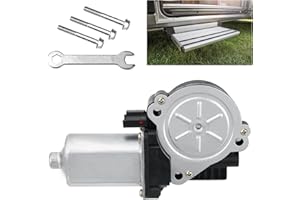 PARFYTER 676061 RV Step Motor Replacement Kit,214-1001 RV Stair Entry Step Gear Motor Compatible with kwikee Step,Lippert Components,with 3 Screws,1 Wrench,1101428,379147,366043,214-1009