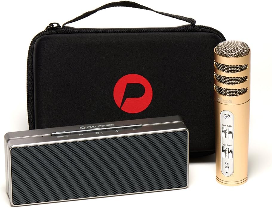 Full Power - Portable Karaoke Entertainment Kit (Bright Gold)