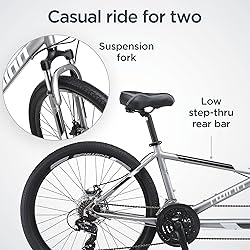 Schwinn Twinn Tandem Bike, 26 Inch Bike for Women